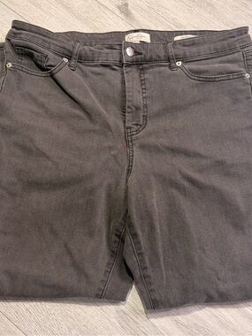 High rise Jessica Simpson Jeans - gray/black size 14